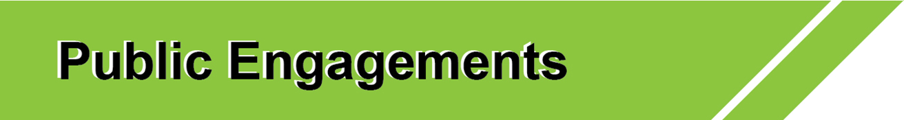Section - Public Engagements