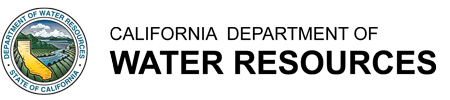 California Department of Water Resources Seal and Title that links to agency webpage